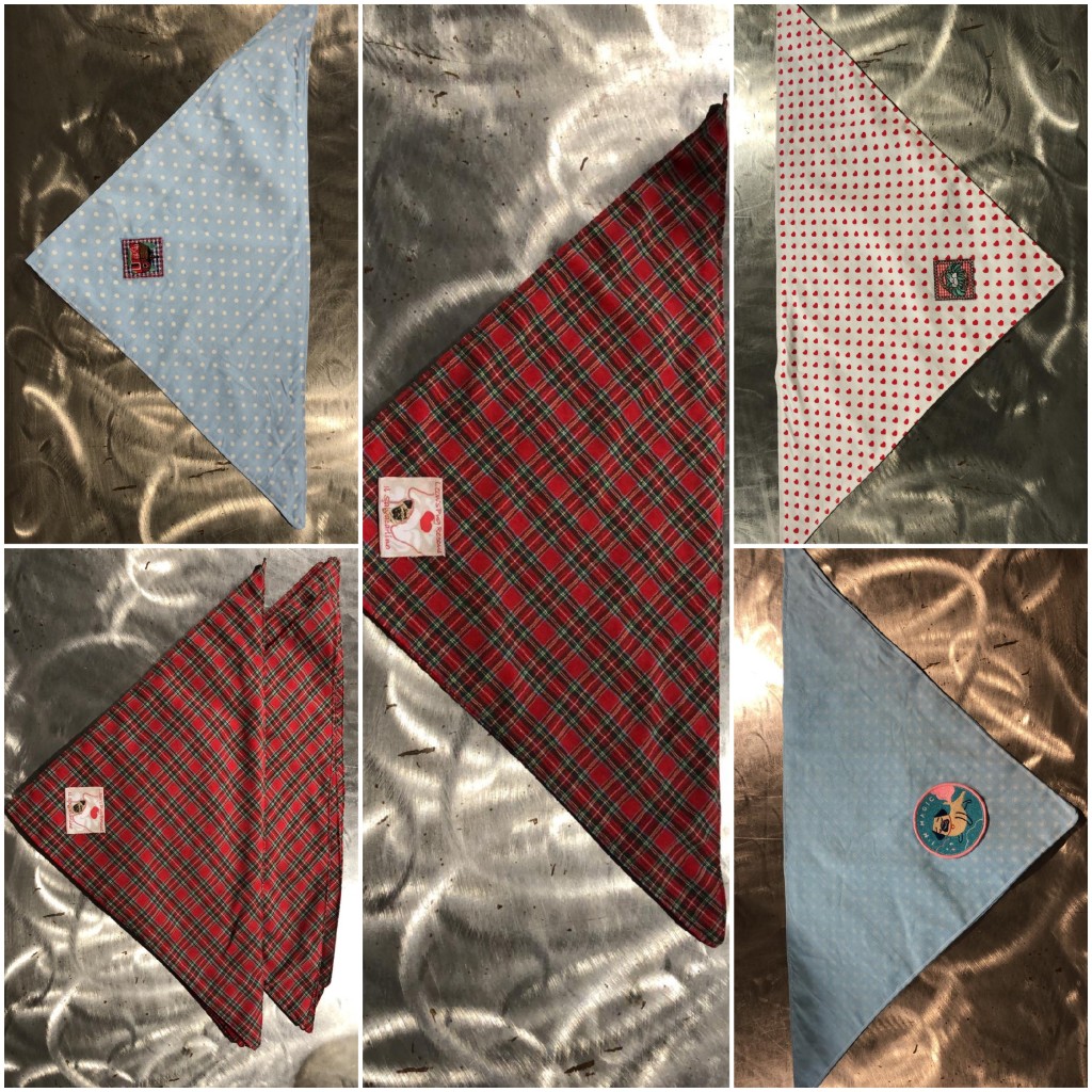BANDANAS per carlini avventurosi !! interamente realizzate a mano NUMERO PEZZI DISPONIBILI: 6 visibili tg unica CONTRIBUTO MINIMO RICHIESTO : € 12 inclusa spedizione PER ORDINARE: Invia un'email a leonspugrescue@gmail.com , specificando ordine CON NOME ARTICOLO e indirizzo di spedizione. Invia il tuo contributo tramite bonifico bancario a: LEON S PUG RESCUE SALVACARLINO UNICREDIT ( MILANO) IT 94 D 02008 01623 000101415047 oppure puoi versare il tuo contributo utilizzando l'opzione paypal direttamente accessibile dal nostro sito internet PERFAVORE CONTATTACI PER ACCERTARTI CHE L'ARTICOLO SIA ANCORA DISPONIBILE PRIMA DI INVIARE IL TUO CONTRIBUTO !