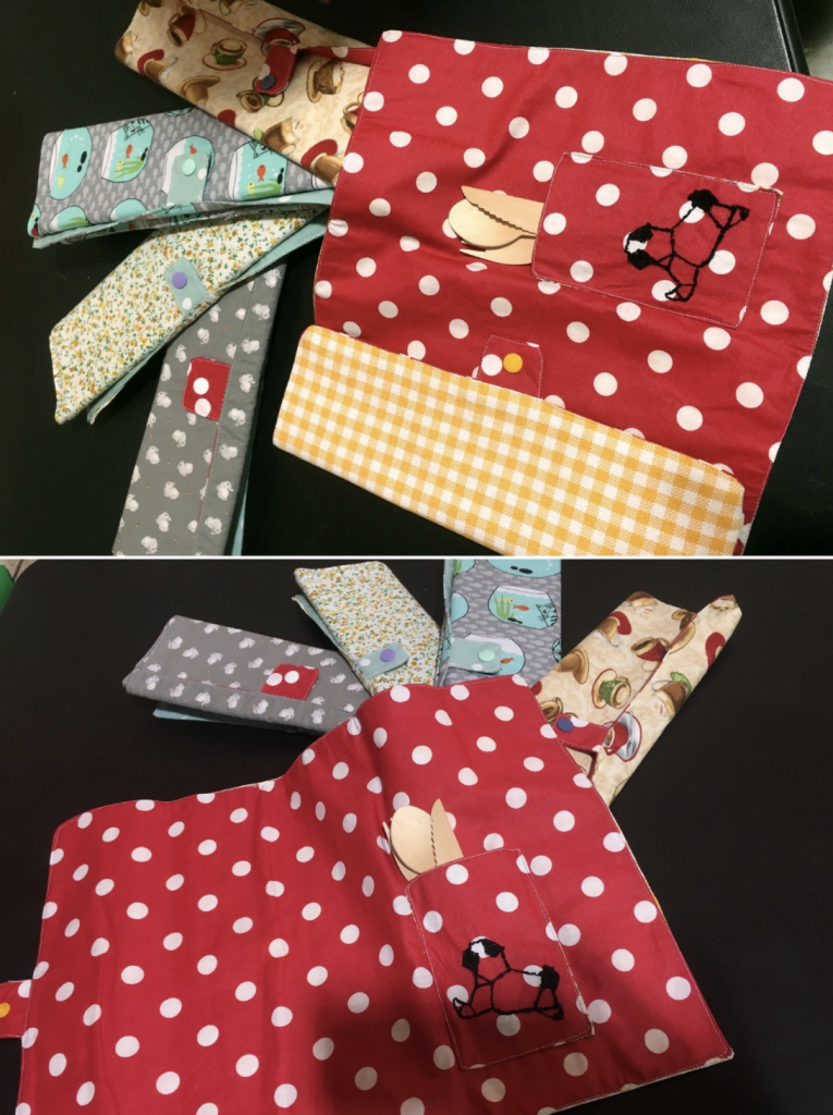 TOVAGLIETTA AMERICANA ' ALL IN ONE' con tasca porta posate, tasca portatovagliolo,si piega e si chiude, lato interno impermeabile. numero px disponibili: 2 coppie CONTRIBUTO BENEFICO RICHIESTO : € 18 inclusa spedizione PER ORDINARE: Invia un'email a leonspugrescue@gmail.com , specificando ordine CON NOME ARTICOLO e indirizzo di spedizione. Invia il tuo contributo tramite bonifico bancario a: LEON S PUG RESCUE SALVACARLINO UNICREDIT ( MILANO) IT 94 D 02008 01623 000101415047 oppure puoi versare il tuo contributo utilizzando l'opzione paypal direttamente accessibile dal nostro sito internet PERFAVORE CONTATTACI PER ACCERTARTI CHE L'ARTICOLO SIA ANCORA DISPONIBILE PRIMA DI INVIARE IL TUO CONTRIBUTO !